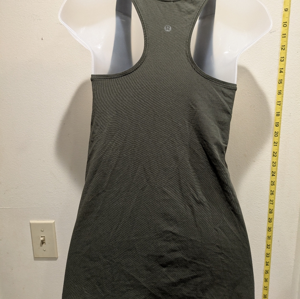 Lululemon Athletica Dark Green Tank Top Size Small - Picture 6 of 6